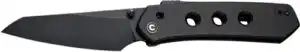 CIVIVI KNIFE VISION FG 3.54" - BLACK G-10/BLACK NITRO V BLAD