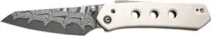 CIVIVI KNIFE VISION FG 3" - IVORY DAMASCUS BLADE CLAM PACK