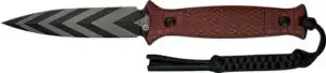 CIVIVI KNIFE PERFRICO FIXED - 4.49" BUGUNDY G10/STRIPED BLD