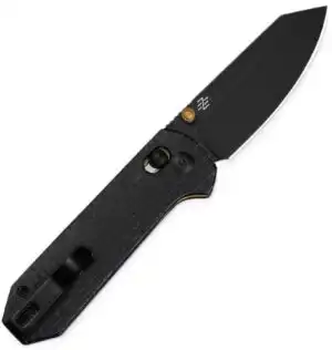 CIVIVI KNIFE YONDER 2.88" - BLACK BURLAP BLACK STONEWASH