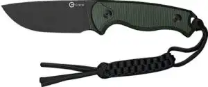 CIVIVI KNIFE TIMBERBARK 3.2" - FIXED GREEN MICARTA/BLK STNWS