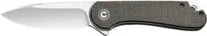 CIVIVI KNIFE ELEMENTUM 2.96" - GREEN MICARTA/SATIN D2 LINER