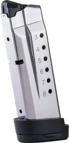 CHECKMATE MAGAZINE S&W SHIELD - 9MM STAINLESS 8RD