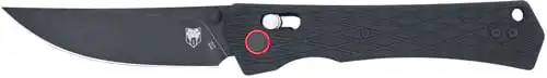 COBRATEC LEGACY BAR LOCK 3.5" - G10 BLACK/BLACK D2 BLADE