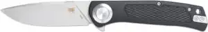 COBRATEC EDC SCOUT BUTTON LOCK - 3.12" BLACK STAINLESS STEEL