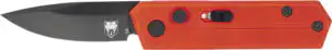 COBRATEC STINGER FOLDER 1.9" - RED/BLACK D2 BLADE SD BUTTON