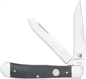 COBRATEC TRAPPER TWO BLADE - G-10 BLACK/SS SLIP JOINT