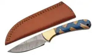 SZCO RITE EDGE 3" BRAIDED - SAPPHIRE SKINNER W/LEATHER STH