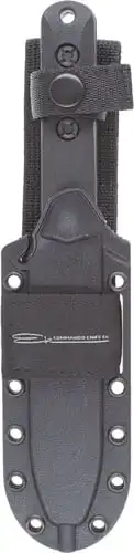 KA-BAR EK COMMANDO SHORT CLIP - POINT 5.06" W/MOLLE SHEATH