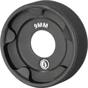 RUGGED SUPPRESSORS FRONT CAP - 9MM OBSIDIAN 9/45