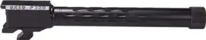 FAXON SIG P320 FULLSIZE 9MM - FLAME FLUTE THREADED BLK