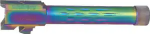 FAXON FITS GLOCK 19 BARREL 9MM - FLAME FLUTE THREADED CHAMELEON