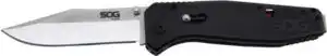 SOG KNIFE FLARE SATIN POLISH - STRAIGHT EDGE 3.5" BLADE