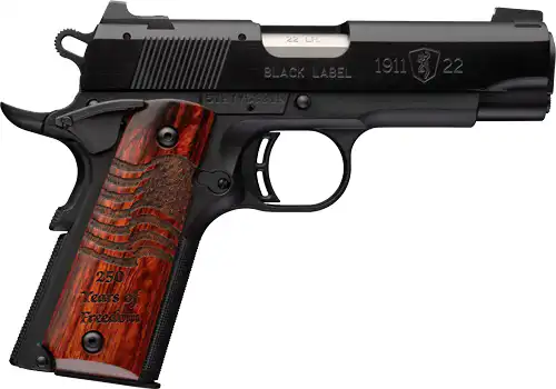 BROWNING 1911-22 BLACK LABEL - MEDALLION 22LR 3.6" 250TH