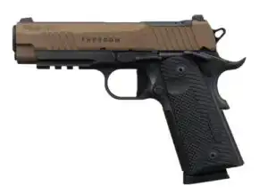 SIG 1911 X FREEDOM 45ACP 4.2" - XRAY3 (2)8RD BRONZE/BLACK G10