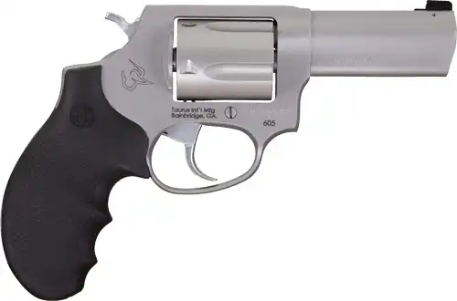 TAURUS 605 357MAG 3" NIGHT - SIGHT 5-SHOT SS RUBBER GRP
