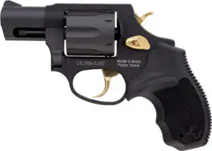 TAURUS 856 ULTRA LITE 38SPL - 2" FS 6-SH MATTE GOLD ACCENTS
