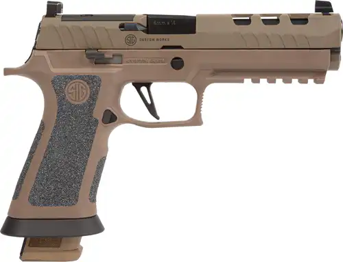 SIG P320 XFIVE DH3 9MM 5" OR - XRAY3 (3)21RD AXG GRIP COYOTE - Image 2