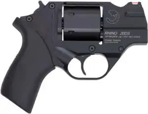 CHIAPPA RHINO 200DS 357MAG - 2" FS BLACK/RUBBER W/HOLSTER.