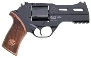 CHIAPPA RHINO 40DS 357MAG - 4" ADJ. SIGHT BLACK/WALNUT.