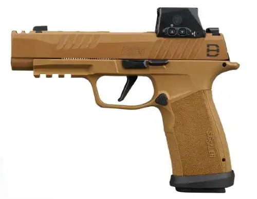 SIG P365 DH3 9MM 3.7" W/ROMEOX - (2)21RD/(1)17RD POLYMER/COYOTE