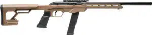 SAVAGE 64 PRECISION 22LR 20RD - 16.5" HB SYNTHETIC CHASSIS FDE