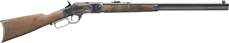 WINCHESTER 1873 SPORTER 357/38 - SP OCT/BLUED 24" CASE COLORED