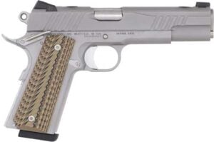 SAVAGE 1911 45ACP 5" S/S - ADJ REAR SIGHT 8RD G10 GRIP