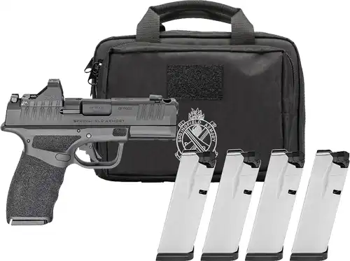 SPRINGFIELD HELLCAT PRO COMP - 9MM 3.8" 15/17RD 4 MAG GEARPAC