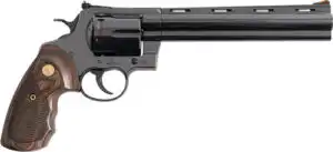 COLT ANACONDA 44MAG 8" 6RD - BLUED MEDALLION WOOD GRIPS