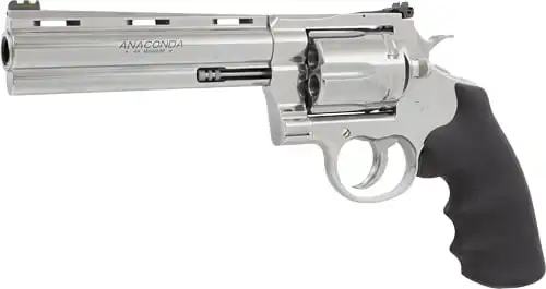 COLT ANACONDA 44MAG 6" 6RD - STAINLESS RUBBER GREEN SIGHT