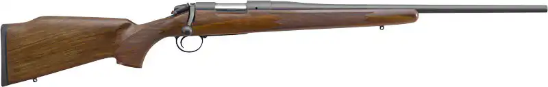 BERGARA B14 TIMBER 300WM 24" - #4 BLACK CERAKOTE/WALNUT
