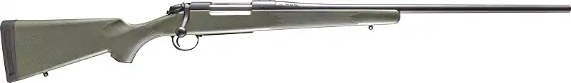 BERGARA B14 HUNTER 7MM RM 24" - #4 BLACK CERAKOTE/GREEN SYN