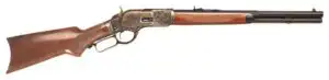 CIMARRON TX BRUSH POPPER 357 - 18" OCT/RD BLUED P.GRIP WALNUT