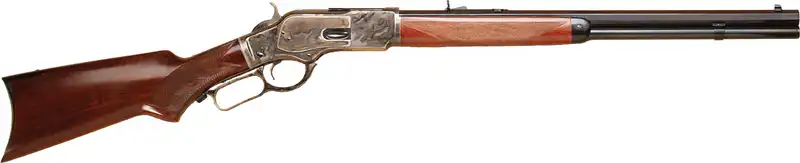 CIMARRON 1873 DELUXE 38-40 - 20" OCT. CC/BLUED PISTOL GRIP