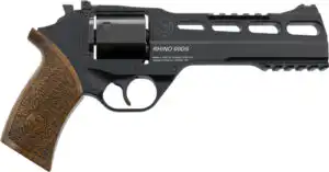 CHIAPPA RHINO 60SA 357MAG - 6" ADJ. SIGHT BLACK/WALNUT