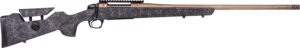 CVA CASCADE LR HUNTER 6.5PRC - 24" RAIL BRNZ/BLACK W/BRNZ WEB