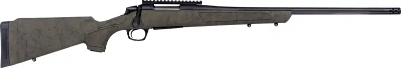 CVA CASCADE XT 308 WIN 22" - #5 W/RAIL BLACK/OD GREEN