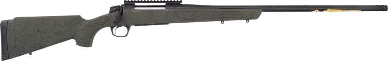 CVA CASCADE XT 300WM 24" #5 - W/RAIL BLACK/OD GREEN