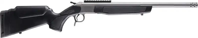 CVA SCOUT TD V3 243 WIN 20" - STAINLESS/BLACK SYNTHETIC