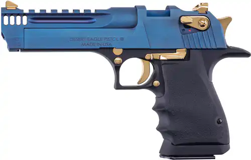 DESERT EAGLE L5 SERIES 357MAG - 5" BLACK & CARBO BLUE PVD - Image 2
