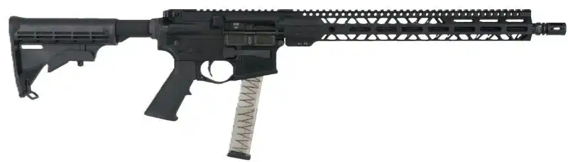 FAXON SPORT AR-15 RIFLE 9MM - PCC 16" M4 STOCK BLACK