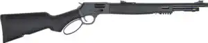 HENRY H12 X MODEL LEVER 357/38 - 17.4" TB BLUED BLACK SYN.