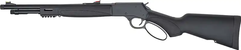 HENRY H12 X MODEL LEVER 357/38 - 17.4" TB BLUED BLACK SYN. - Image 2