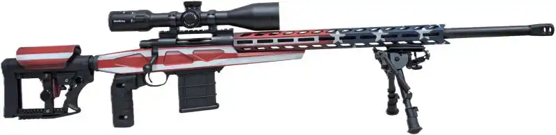 HOWA M1500 25 CREEDMOR APC - CHASSIS 24" HB USA FLAG