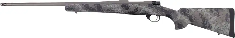 HOWA M1500 FENCE LINE 243 WIN - 22" THREADED GREY LIGHT CAMO - Image 2