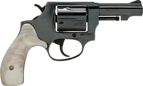 HERITAGE ROSCOE 38SPL 3" - FIXED BLACK WHITE PEARL GRIP