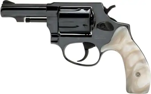 HERITAGE ROSCOE 38SPL 3" - FIXED BLACK WHITE PEARL GRIP - Image 2