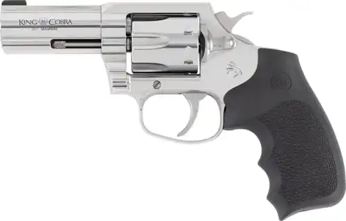 COLT KING COBRA 357MAG 3" 6RD - BRUSHED STAINLESS BLACK GRIPS - Image 2