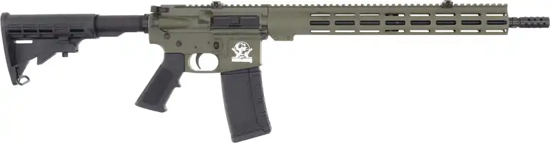 GLFA AR15 RIFLE 300 AAC - 16" NITRIDE BBL 30RD OD GREEN